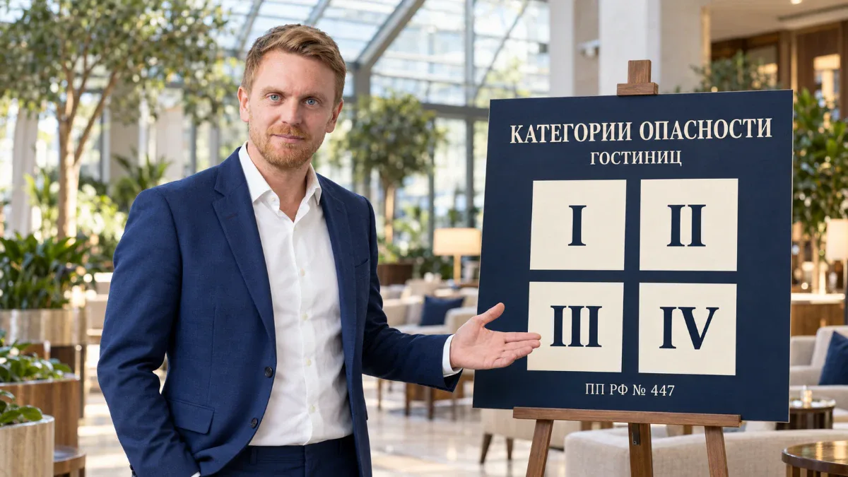 Категории опасности гостиниц по ПП РФ №447: I–IV | БОЙКОВГРУПП